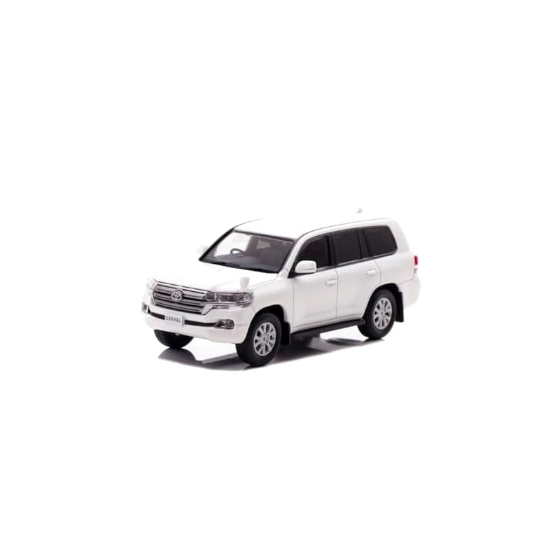 CARNEL 1/43 Scale Toyota Land Cruiser AX G Selection (URJ202) 2015 White Pearl Crystal Shine Finished Product CN431504