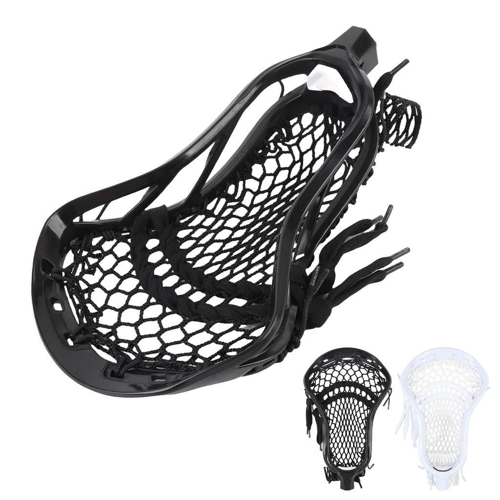 Lacrosse Schlägerkopf Trainingsausrüstung Nylon Bespannt Lacrosse Kopf Ersatz für Wettkampf Offens
