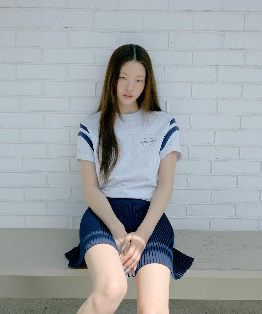Ausdoeoboiseu Aircorepro™ Varsity Tee (Light Heather Gray)