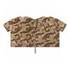 280G Heavy Mmj Skull Print High Street Style Men And Women Loose Hip Hop Trendy Brand Camouflage Short-Sleeved T-Shirt Summer