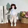 DIY 30cm Doll Clothes Handmade Doll Dress Up Fashion Doll'S Overall  Cotton Doll