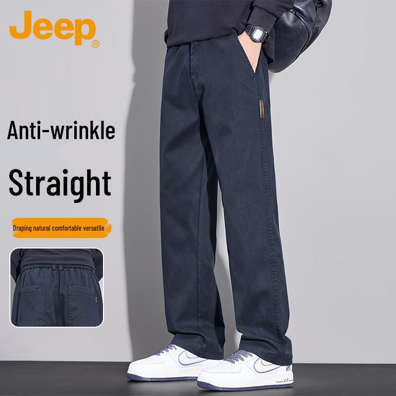 JEEP Men s Autumn/Winter Straight-Leg Casual Pants 32