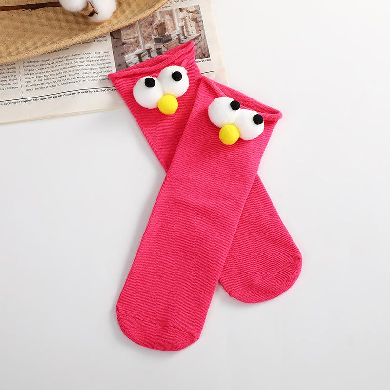 

Детская мода Большие глаза Детские носки Милые мультяшные детские конфетные чулки и носки Милые носки для мальчиков и девочек Детские носки Аксессуары роза розовый