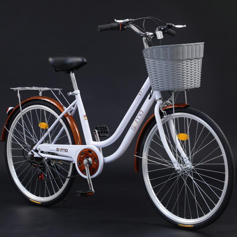Sanhe Horse 24/26-inch Unisex Commuting & Shopping Bike with Variable Speed and Lightweight Design