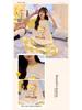 Women's Plus Size Summer Pajama Set - Short Sleeve Top & Long Pants, Loose Fit, Round Neck, Imitation Cotton for Home Wear