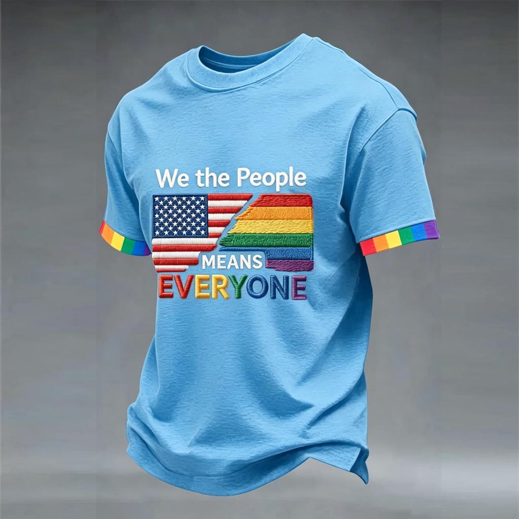 Men's Casual Round Neck Short Sleeve T-Shirt