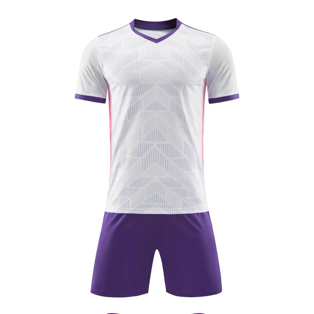 Factory direct sales of children's adult football clothes, short-sleeved sets, primary school students' sports  training  cross-border special supply