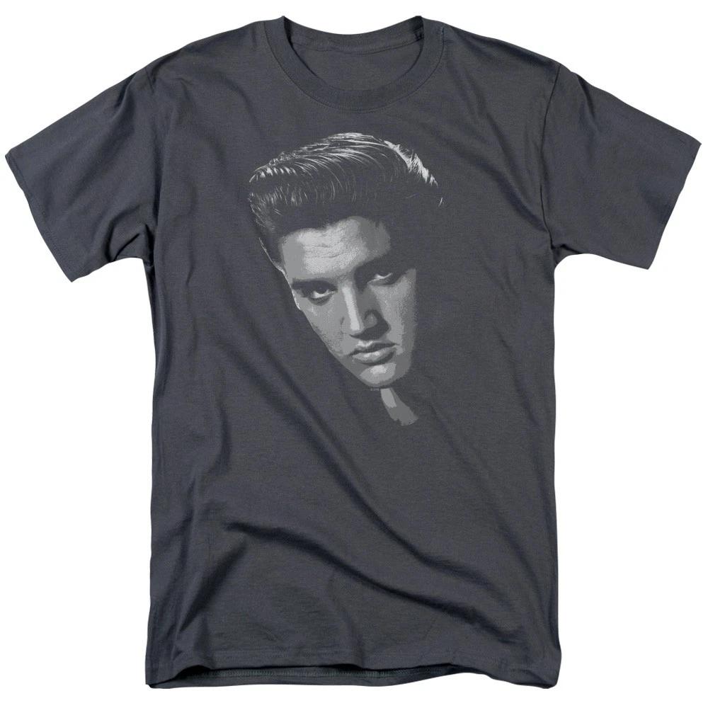 Elvis Presley - American Idol - Unisex Short Sleeve Children s T-shirt - Gray 160