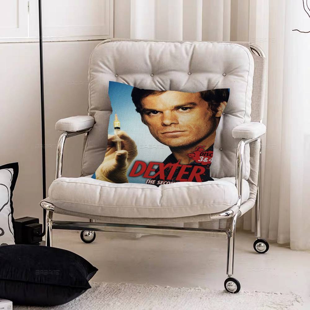 

American Classic Horror TV Dexter Cushion Cover Inches Farmhouse Decor Home Throw Pillow Covers for Couch Decorations 12x12Inch