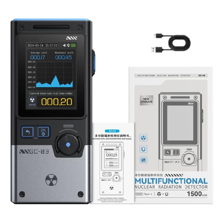 Small Radiation Monitoring Instrument Featuring Color Display Radiation Electric Magnetic Analyzers for Environmental