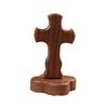 Standing Wooden Crosses Vintage Crucifix Sculpture Art Religious Crosses Ornament  Desktop
