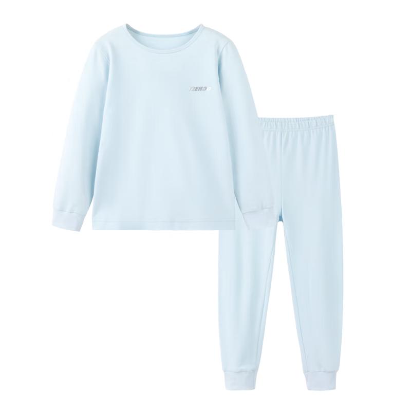 YEEHOO Kids Pure Cotton Thermal Underwear Set 130