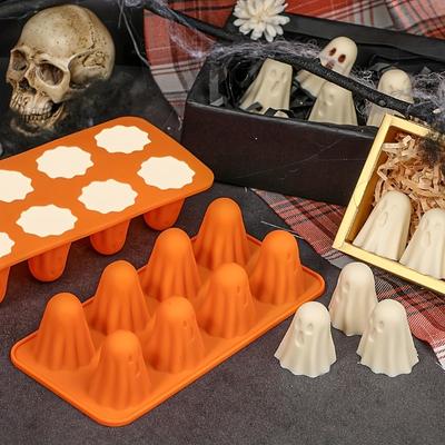 1/2pcs Halloween Silicone Mold - Ice Cube & Candy Mold for Chocolate, Jelly, Gummies, Crayons, Resin Crafts