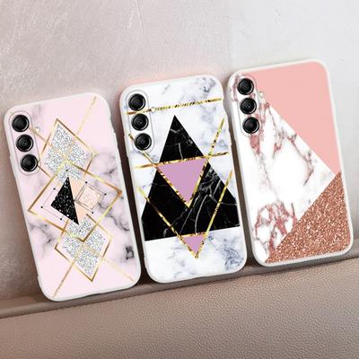 Mäkké silikónové púzdro s mramorovým vzorom pre Xiaomi Redmi Note 13 Poco C65 Samsung M35 A55 iPhone 15 Huawei Honor Realme ochranný kryt proti nárazu