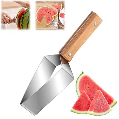 Triangle Fruit Cutter Stainless Steel Fruit Divider Melon Cutting Tool  Camping Party