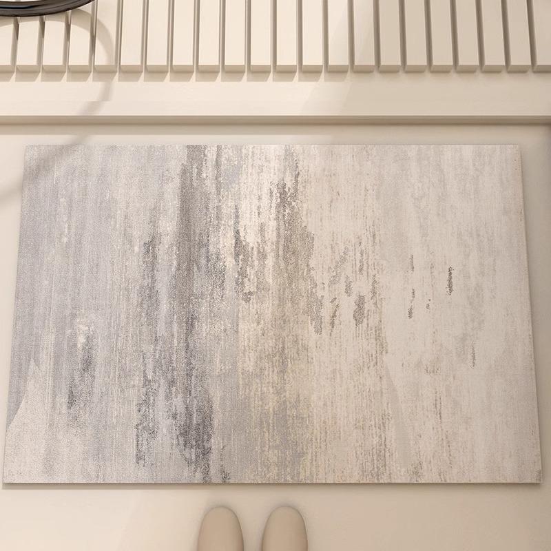 Bathroom Floor Mat, Toilet Suction Door Floor Mat, Carpet, Diatom Mud, Non-slip Toilet, Absorbent Mat, Toilet Entry