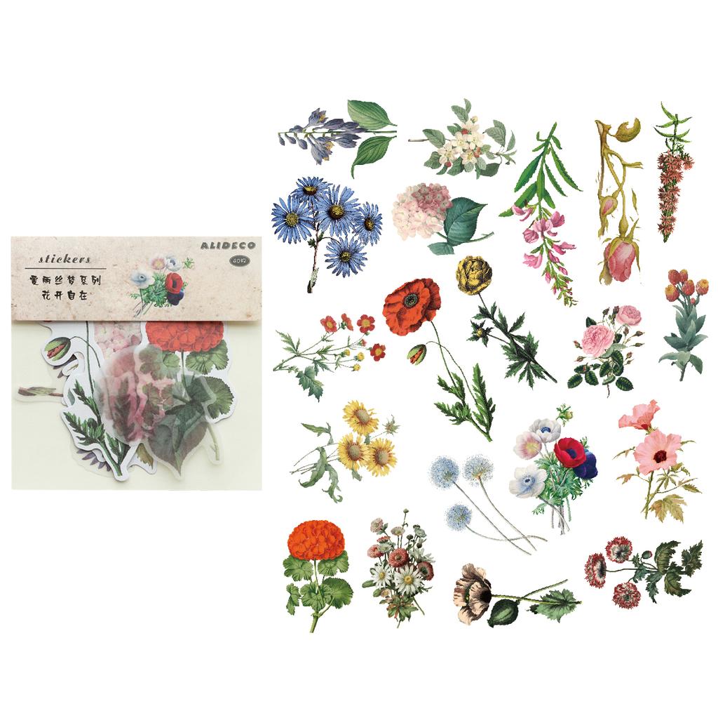 40 pcs/1lot kawaii Stationery Stickers Vintage Alice dream Diary Planner junk journal Decorative Scrapbooking DIY Craft Stickers