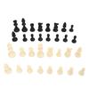 Plastic Chess Pieces Magnetic Black White Chess Pieces for Family Gatherings Picnic Camping