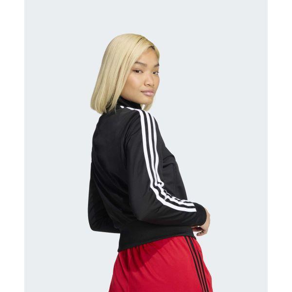 adidas Originals Klassische Firebird Gestreifte Logo Reißverschluss Langarmjacke Damenjacken KD7981