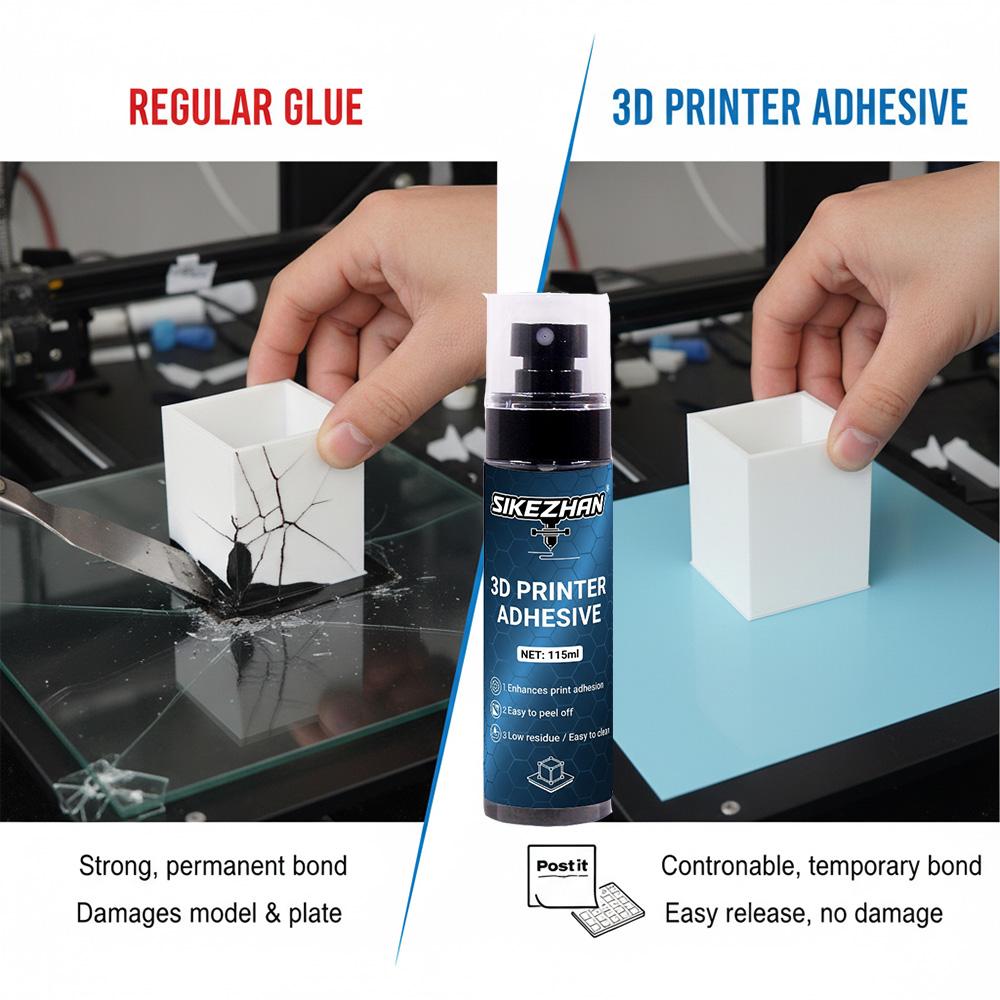 3D Printing Savior  Strong Adhesive, Say Goodbye To Edge Curling and Demolding, Print Successfully Once! Persistent Fixation