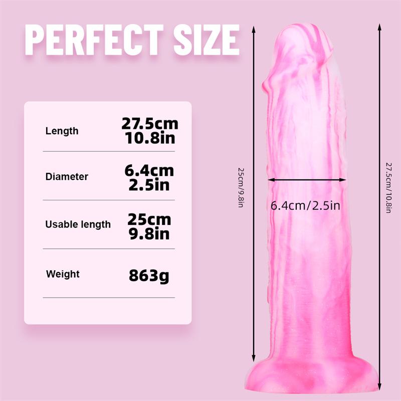 Żeński magiczny korzeń płynny silikonowy kolor Symulacja Big Penis Horse Cock Dildo Produkty dla dorosłych