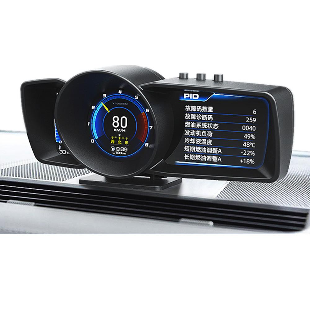 

Новейший A600 Проекционный дисплей OBD2+GPS Многофункциональный датчик Турбонаддув Температура воды и масла Аксессуары для автомобилей Автомобильный дисплей