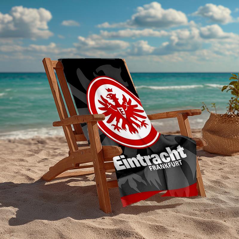 Eintracht Fashion Beach Towel: Ideal for Summer Adventures, Soft, absorbent and quick drying, suitable for swimming and bathing