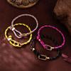 Adjustable Couple Bracelet Colorful Rope Modern Design Comfort Fit Lightweight Jewelry Gift For Him Her