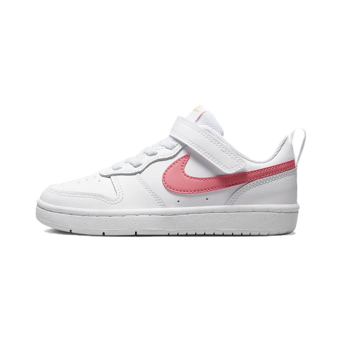 Nike Court Borough Low 2 PSV  White Coral Chalk  BQ5451-124 28