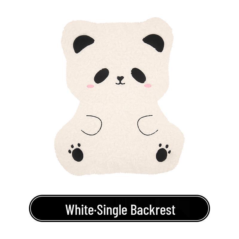 Panda Winter Plush Car Seat Cushion for Toyota bZ3, Corolla, RAV4, Rongfang, bZ5