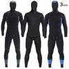 Diving Wetsuit Mens 3mm Split Two-Piece Thermal Warmth Surfing Snorkeling Swimming Suit Cold Water