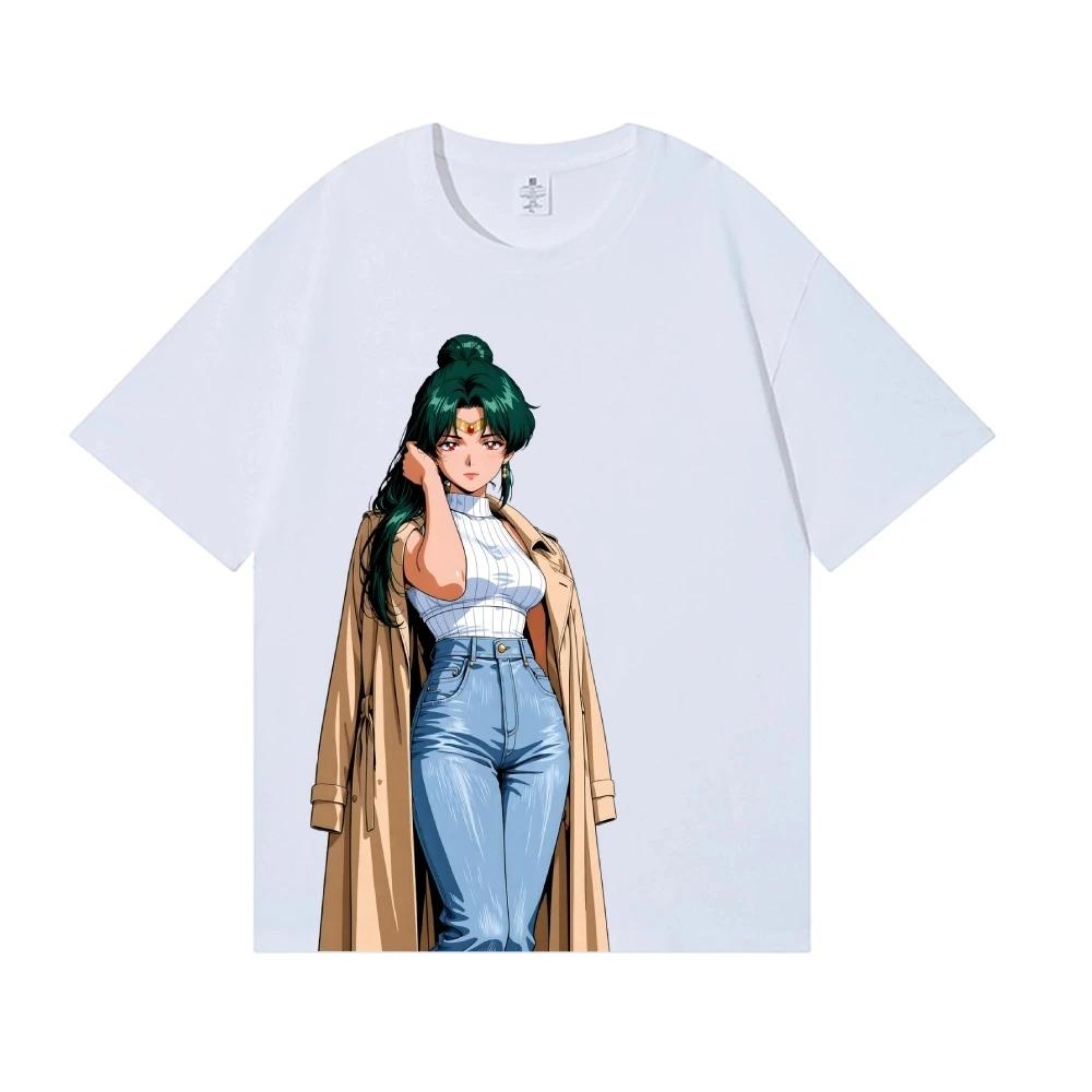 Sailor Moon Japanese Style Classic Tee High-quality Streetwear Men's Clothing and Women's 2026 Summer New T Shirt