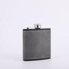 6/8oz Portable 304 with Leather SS Flagon Whiskey Vodka Wine Pot Hip Flask Set Alcohol Drinking Pocket Bottle Outdoor Custom
