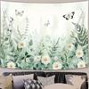 Butterfly & Daisy Tapestry Background Cloth Hanging Cloth Bedroom Bedside Decorative Wall Cloth Rental Dormitory Tapestry