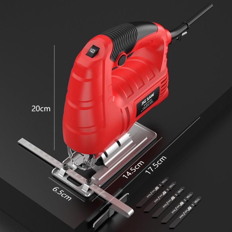 Handheld Woodworking Electric Saw Household DIY Cutting Saw Woodworking Power Tool Multifunctional Electric Curve Saw