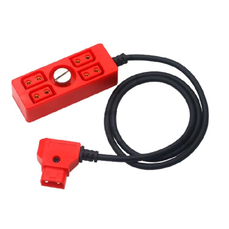 D-tap Male to 4 Port Dtap Female Power Supply Adapter for Multiple Devices