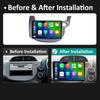 Android 14 DSP Stereo For HONDA FIT JAZZ 2007 2008 2009 2010 2011 - 2013 Right Hand Drive Wireless Carplay Cooling Fan Head Unit