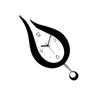 Decorative Wall Clock Water Drop Shaped Acrylic Modern Numerals Wall Clock with Pendulum for Living Room Decor