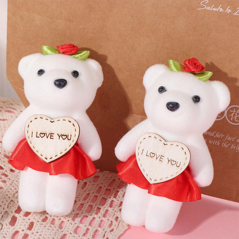 10 szt./zestaw Pluszowe Zwierzę Miś Pluszowe Zabawki Piankowe Pluszowa Lalka Kreskówkowy Bukiet Lalka Zabawki dla Dzieci