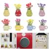 Vase Shape Refrigerator Magnets 3D Mini Magnets for Fridge Cute Fridge Magnet for Home Decoration Gift for Guests Housewarming
