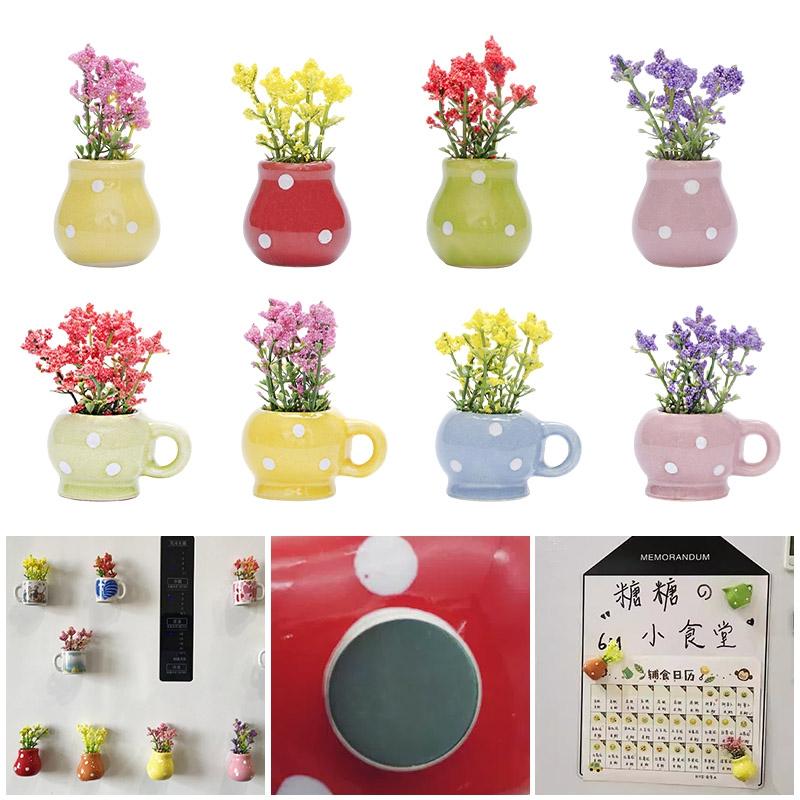 Vase Shape Refrigerator Magnets 3D Mini Magnets for Fridge Cute Fridge Magnet for Home Decoration Gift for Guests Housewarming