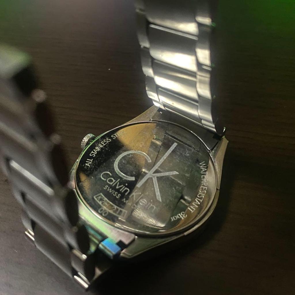 Used Price Reduced: Calvin Klein Stainless Steel / Silver / Silver / KG2 211