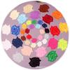 Self-Adhesive Rose Embroidery Patches: Large, Medium, Small White Appliques for Clothing Decoration