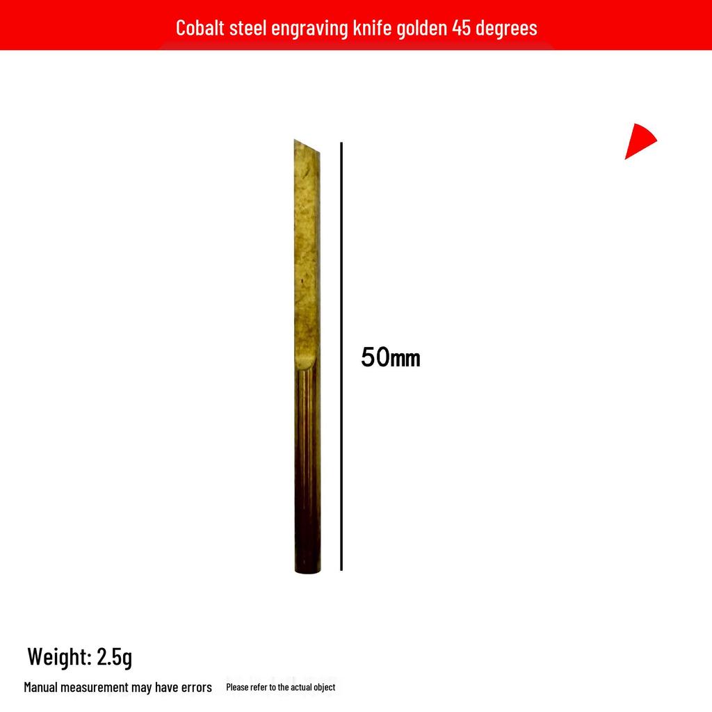 Cuchillo Rectangular Rombo de Acero al Cobalto para Grabado DIY Máquina Neumática de Grabado de Joyería de Oro y Plata