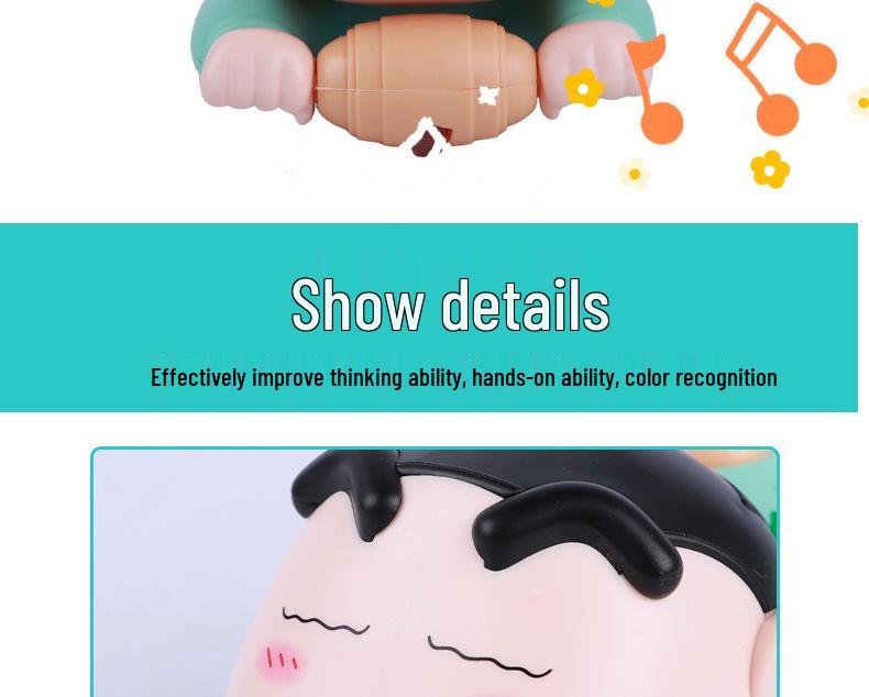 Crayon Shin-chan New Life Series Blind Box Crawling Figure Ornaments