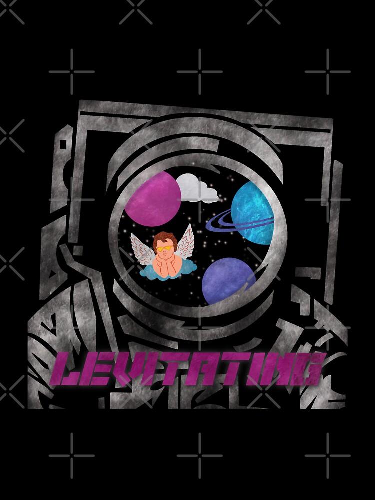 Dua Lipa Levitierender Astronaut Übergroßes T-Shirt