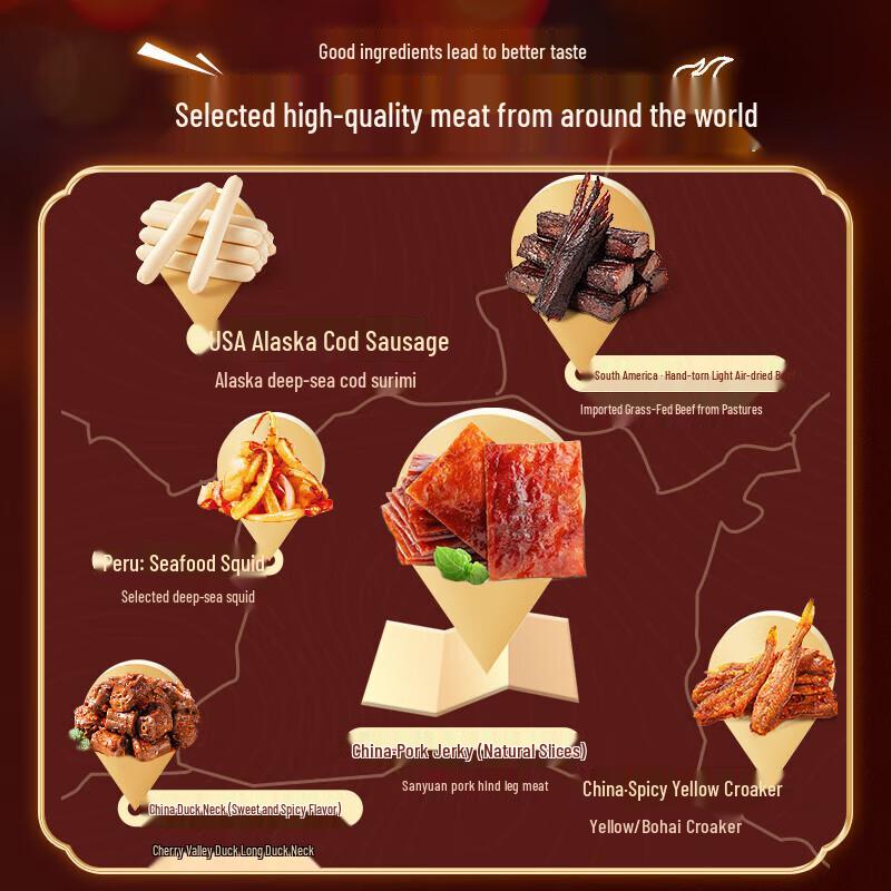 BESTORE Premium Meat Snack Gift Box