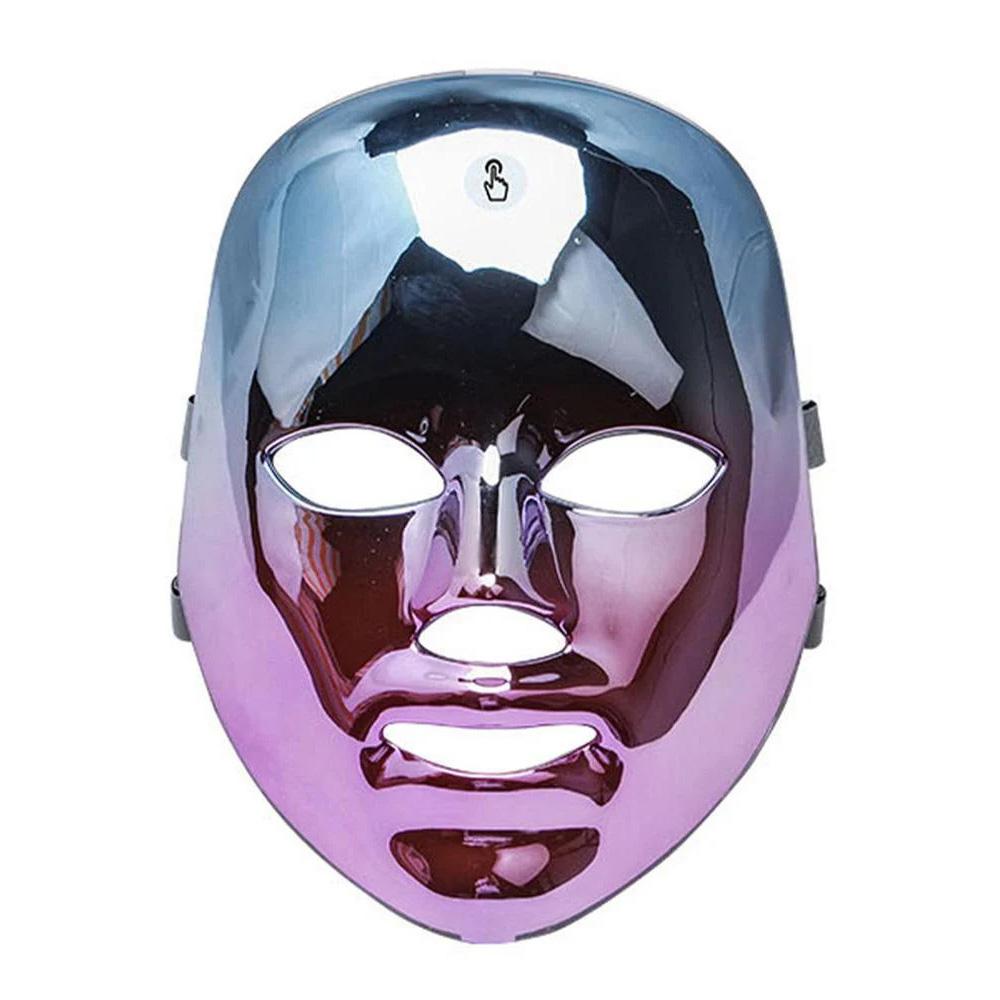 Επαναφορτιζόμενη LED Μάσκα Προσώπου 7-σε-1 Φορητή Συσκευή Οικιακού Spa για Πιο Λαμπερό Δέρμα