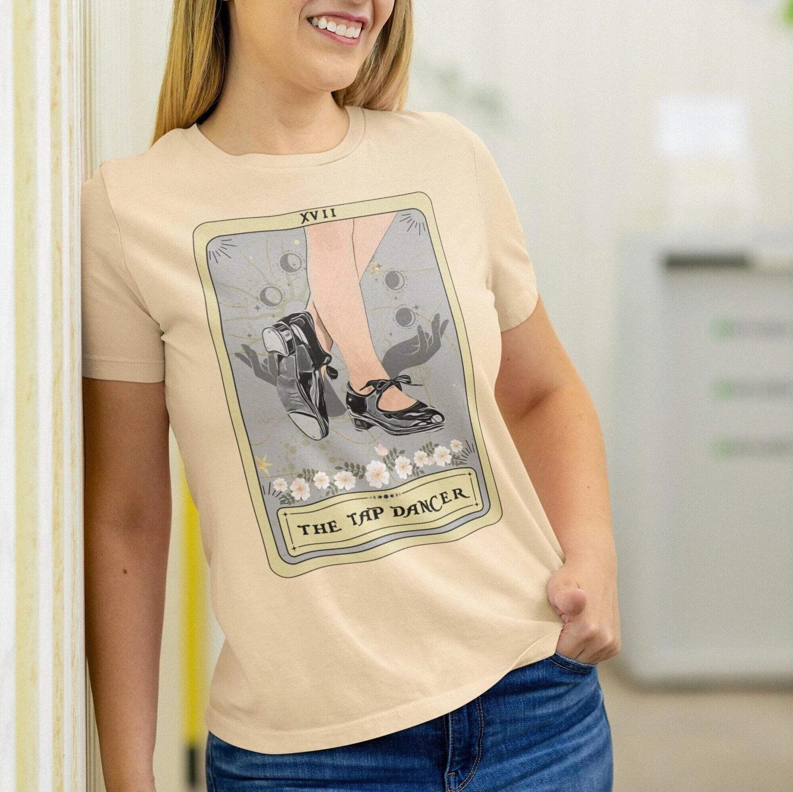 The Tap Dancer Tarot Card Shirt, Tap Dance 3XL