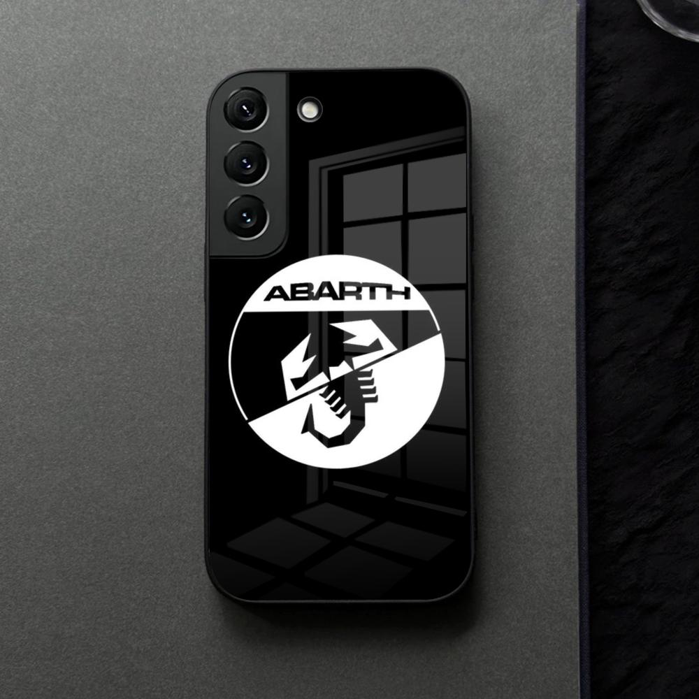 A-ABARTHEs Italy Car Phone Case Glass For Samsung Galaxy S21 S25 S22 S20 S24 S23 Ultra Fe Plus A16 A34 A54 A24 Coque